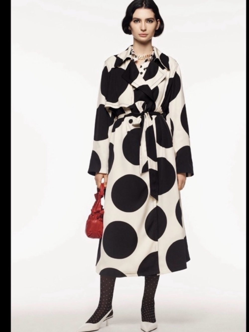 Zara Studio Limited Edition
Polka Dot Trench Coat